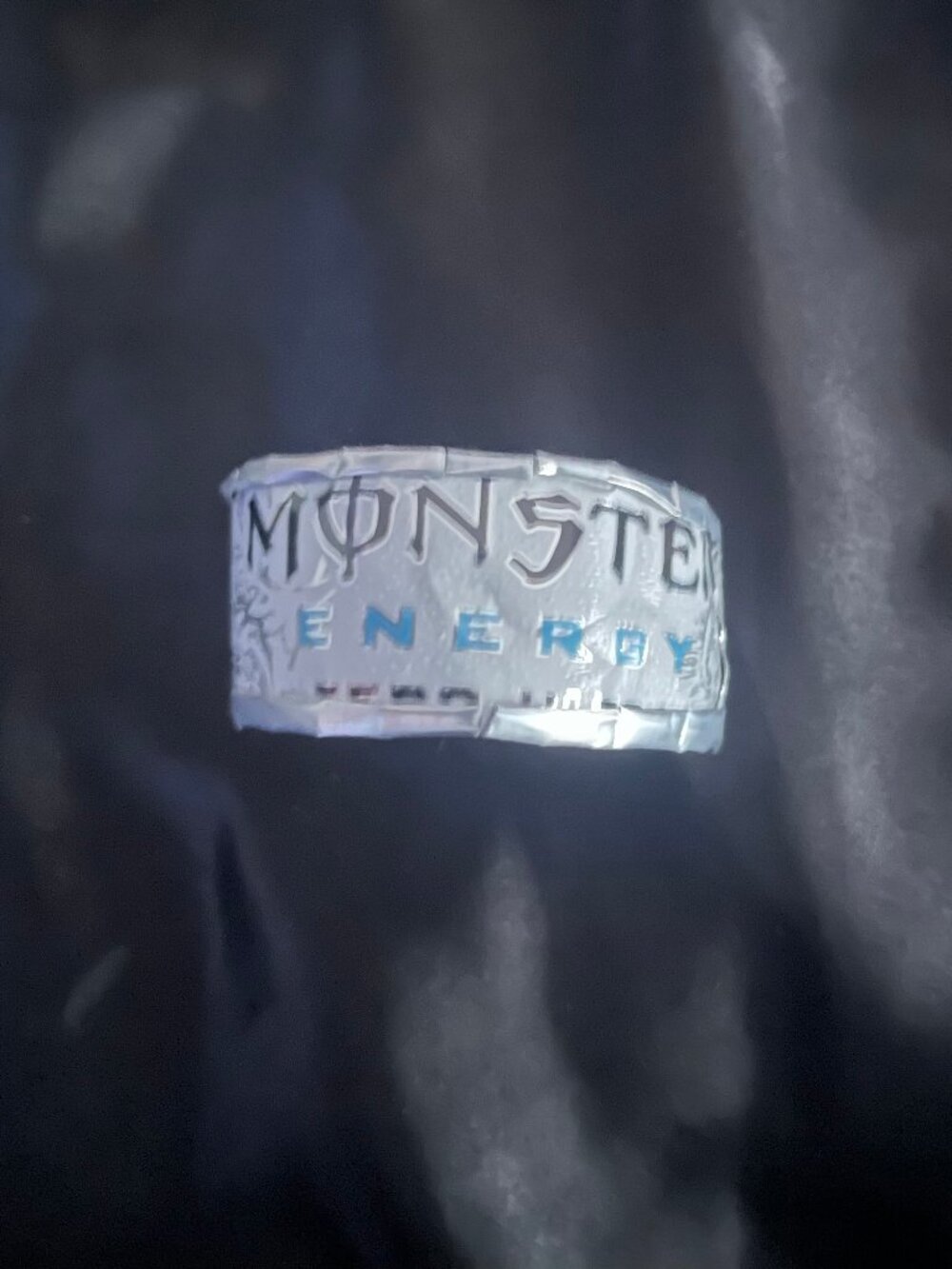 white monster energy cuff